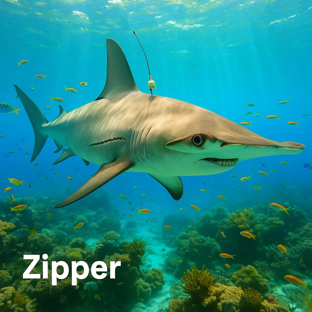Zipper the Great Hammerhead