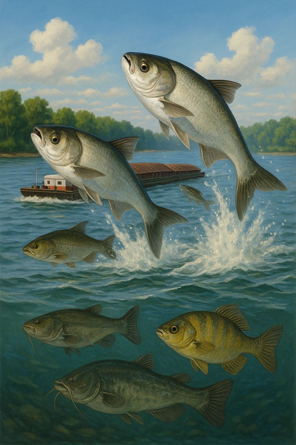 Invaders Below the Surface: Invasive Fish in the Mississippi.