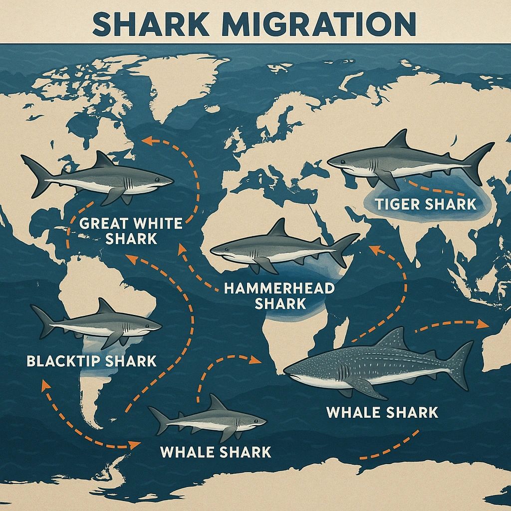 Shark Migration: Where Do They Go When Summer Ends?